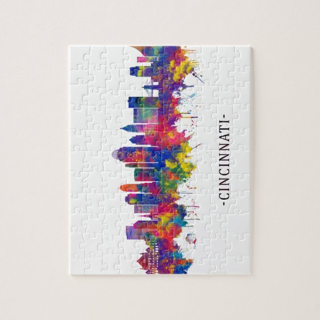 Cincinnati Ohio Skyline (Vertikal)