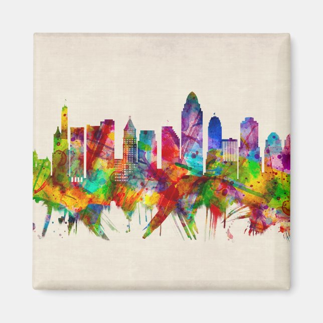 Cincinnati Ohio Skyline Magnet (Vorne)
