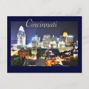 Cincinnati, Ohio, the Queen City. Postkarte