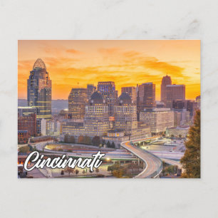 Cincinnati, Ohio, USA Postkarte