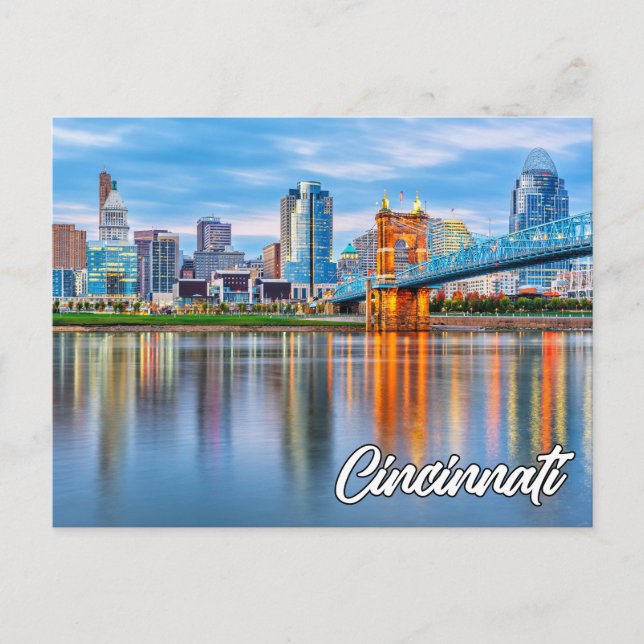 Cincinnati, Ohio, Vereinigte Staaten Postkarte (Vorderseite)
