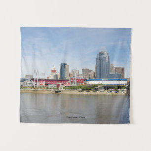 Cincinnati, Ohio-Wandteppiche Wandteppich