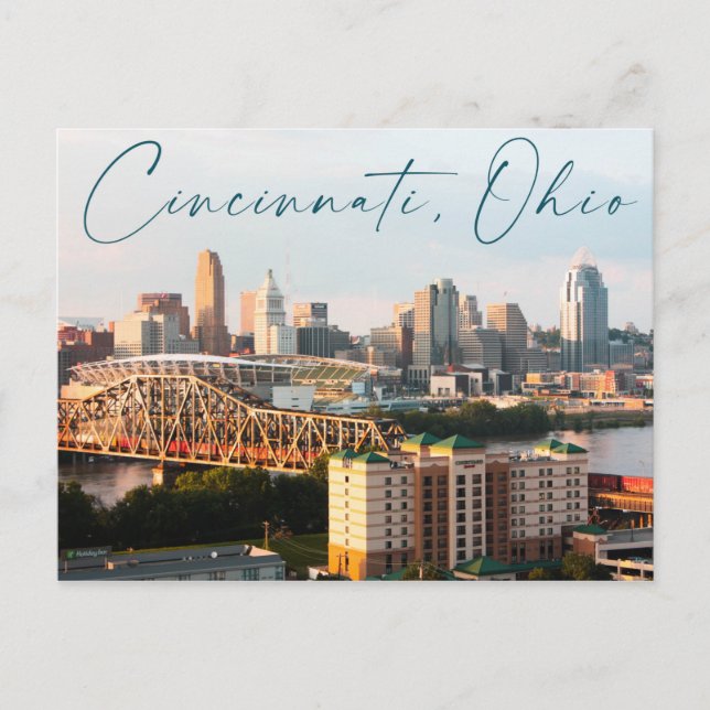Cincinnati Postkarte (Vorderseite)