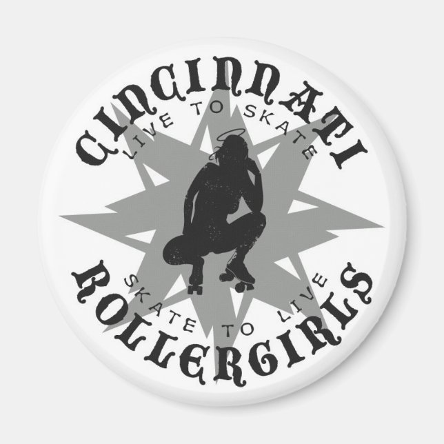 Cincinnati Rollergirls Magnet (Vorne)