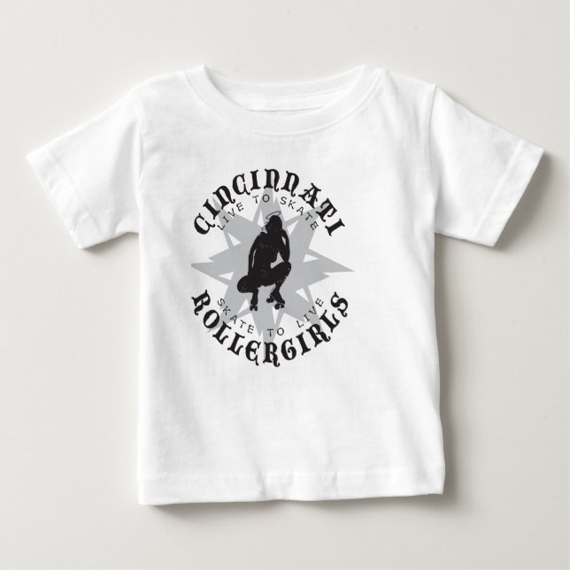 Cincinnati Rollergirls T-Shirt pour enfants et béb (Devant)