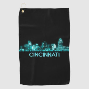 Cincinnati Skyline Golfhandtuch