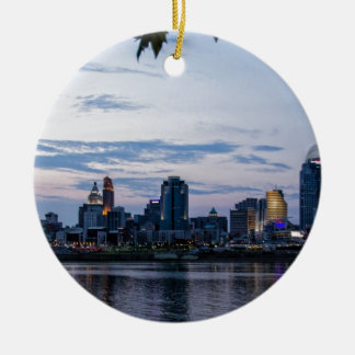 Cincinnati-Skyline Keramikornament