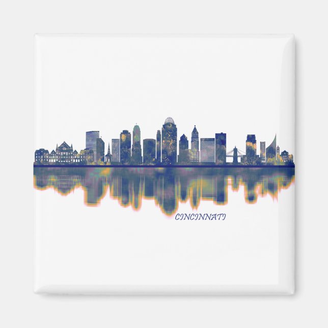 Cincinnati Skyline Magnet (Vorne)