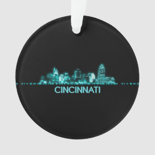 Cincinnati Skyline Ornament