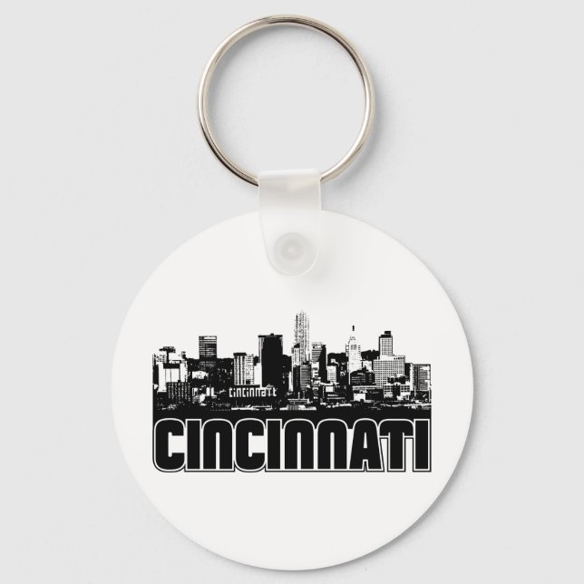 Cincinnati Skyline Schlüsselanhänger (Vorderseite)