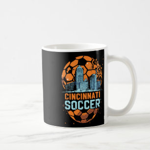 Cincinnati Soccer City Skyline Cool Cincy 513 Kaffeetasse