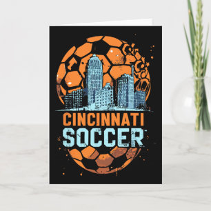 Cincinnati Soccer City Skyline Cool Cincy 513  Karte