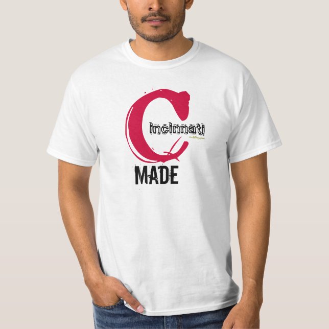 Cincinnati stellte T - Shirt her (Vorderseite)