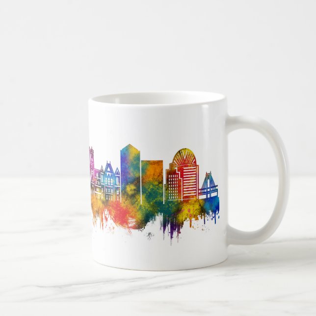 Cincinnati USA Skyline Kaffeetasse (Rechts)