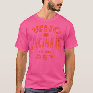 Cincinnati Who Dey Remix 1968 T-Shirt