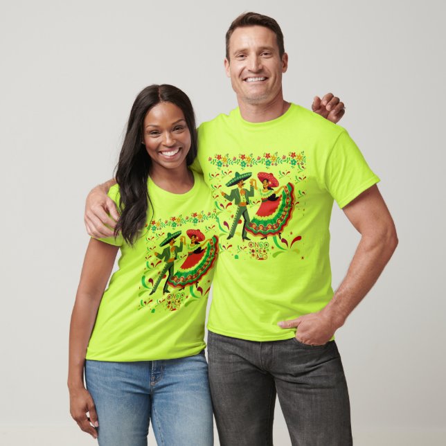 Cinco Colorwave hellgrün T-Shirt (Unisex)