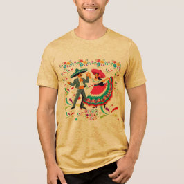 Cinco Colorwave Senf Tri-Blend Shirt