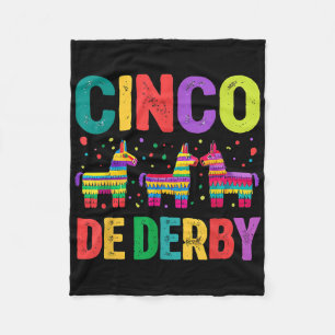 Cinco De Derby Shirt Funny Racing Fiesta T-Shirt Fleecedecke