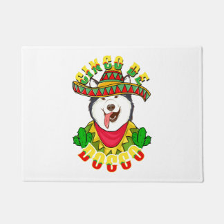 Cinco De Doggo Funny Alaskan Malamute Dog für Fußmatte