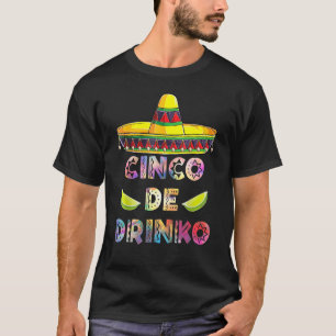 Cinco de Drinko Cinco de Mayo mit Gitarren Cactus T-Shirt
