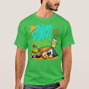 Cinco de Drinko Cinco de Mayo Party Mexikanischer  T-Shirt