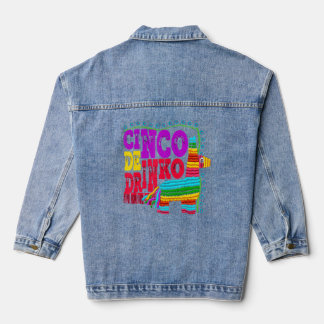 Cinco De Drinko Funny Mexican Drinking Idea Jeansjacke
