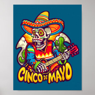 Cinco de Drinko lustiger Cinco de Mayo-Party Trink Poster