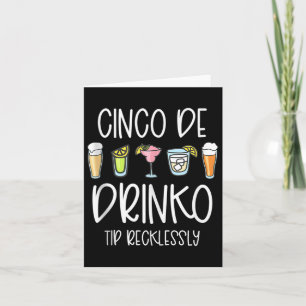 Cinco De Drinko Mayo Frauen Tipps für Ihren Barkee Karte