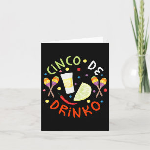 Cinco De Drinko Shirt Männer Frauen Cinco De Mayo Karte