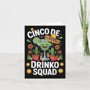 Cinco De Drinko Squad Karte