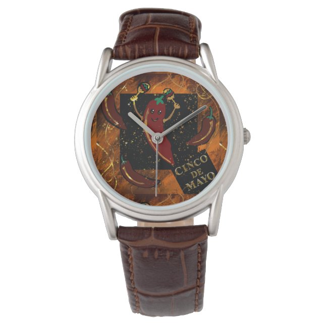 Cinco de Mayo  Armbanduhr (Vorderseite)