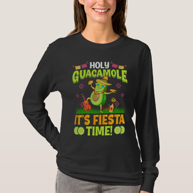 Cinco de Mayo avocado celebrate fiesta T-Shirt (Vorderseite)