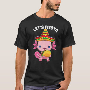 Cinco De Mayo Axolotl Taco Niedlicher mexikanische T-Shirt