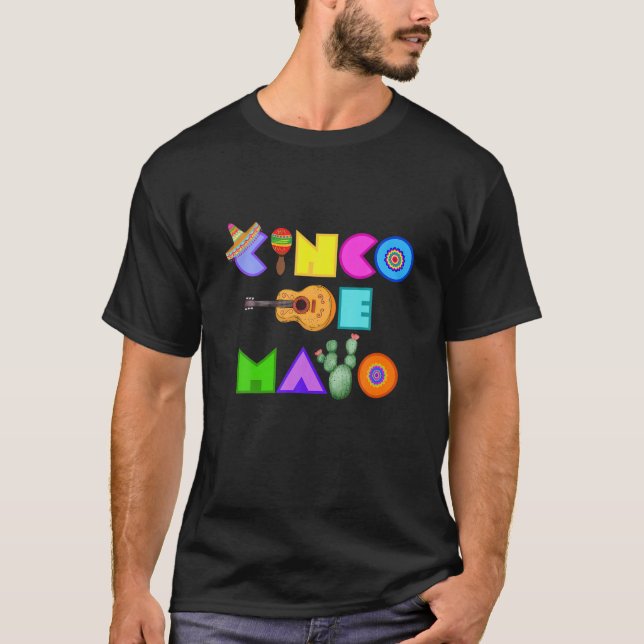 CINCO DE MAYO Bright Vibranican Culture Camis T-Shirt (Vorderseite)