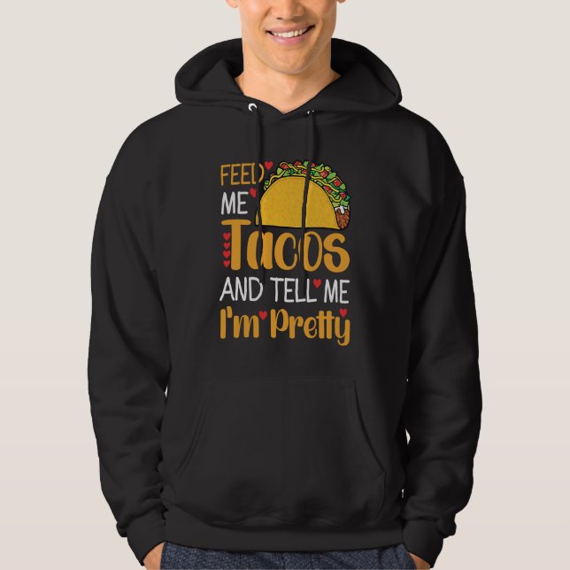 Cinco De Mayo, Buritos , Mexico Tacos and Avocado  Hoodie (Vorderseite)