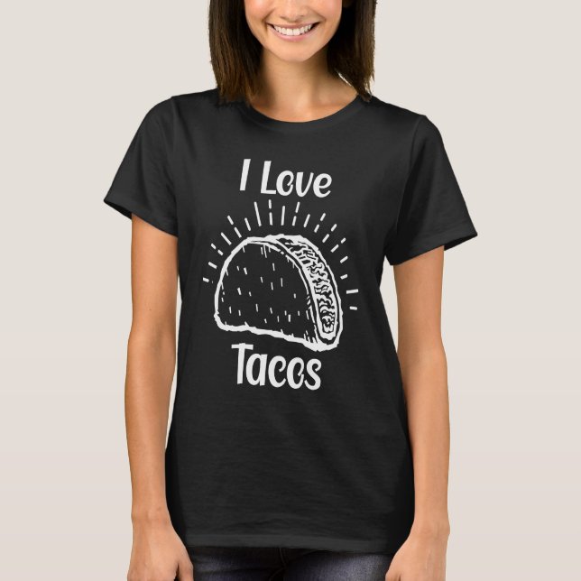Cinco De Mayo, Buritos , Mexico Tacos and Avocado  T-Shirt (Vorderseite)