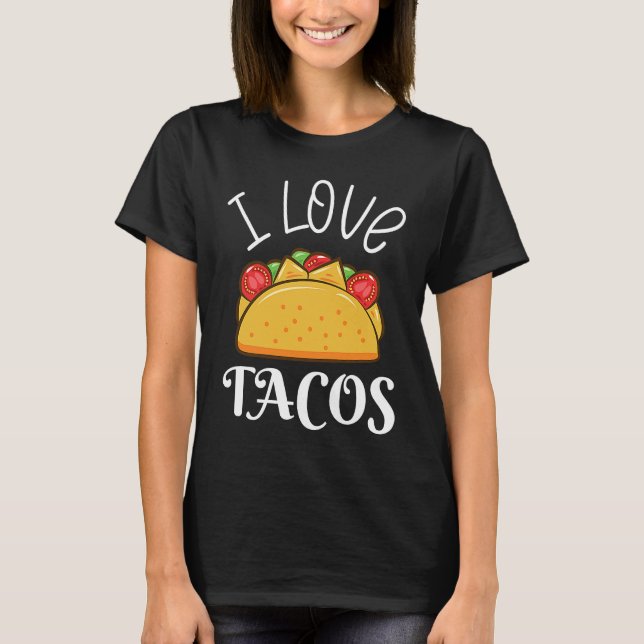 Cinco De Mayo, Buritos , Mexico Tacos and Avocado  T-Shirt (Vorderseite)