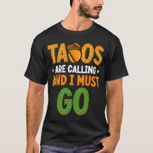 Cinco De Mayo, Buritos, Mexico Tacos und Avocado T-Shirt