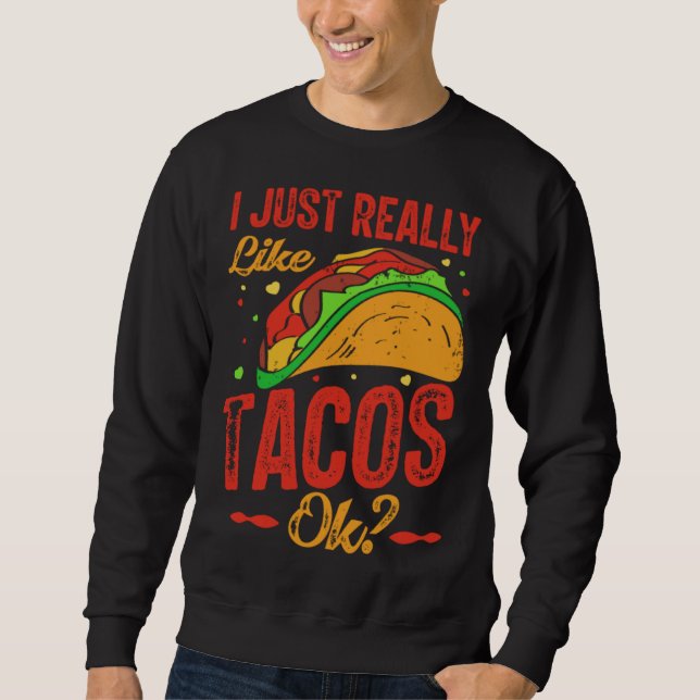 Cinco De Mayo Burritos Mexico Tacos and Avocado 55 Sweatshirt (Vorderseite)