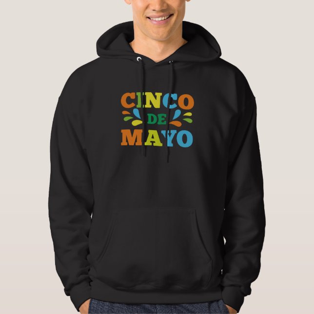 Cinco De Mayo Burritos  Mexico Tacos and Avocado   Hoodie (Vorderseite)