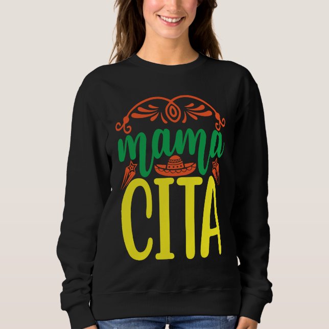 Cinco De Mayo Burritos  Mexico Tacos and Avocado   Sweatshirt (Vorderseite)