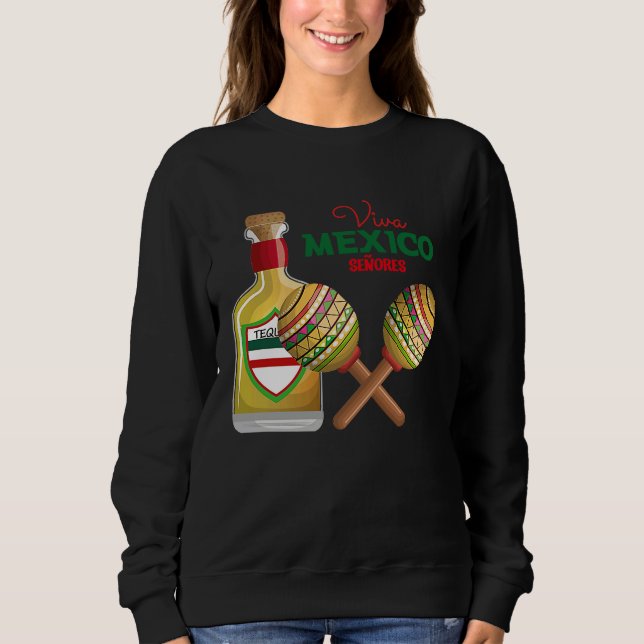 Cinco De Mayo Burritos  Mexico Tacos and Avocado   Sweatshirt (Vorderseite)