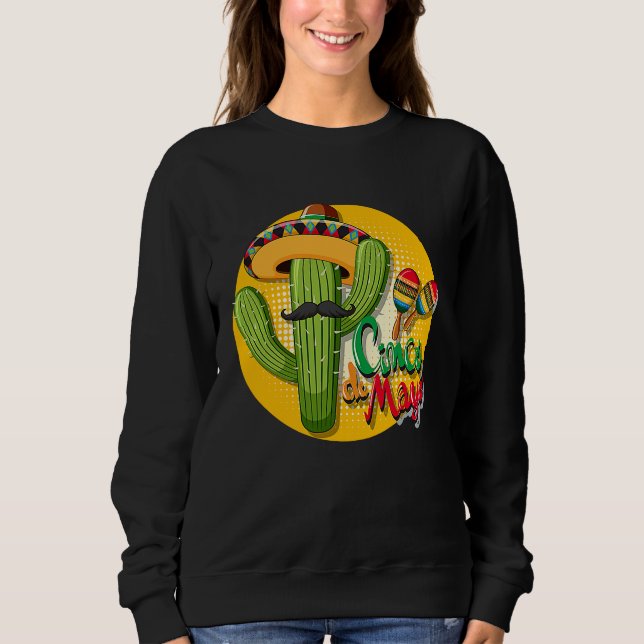 Cinco De Mayo Burritos  Mexico Tacos and Avocado   Sweatshirt (Vorderseite)