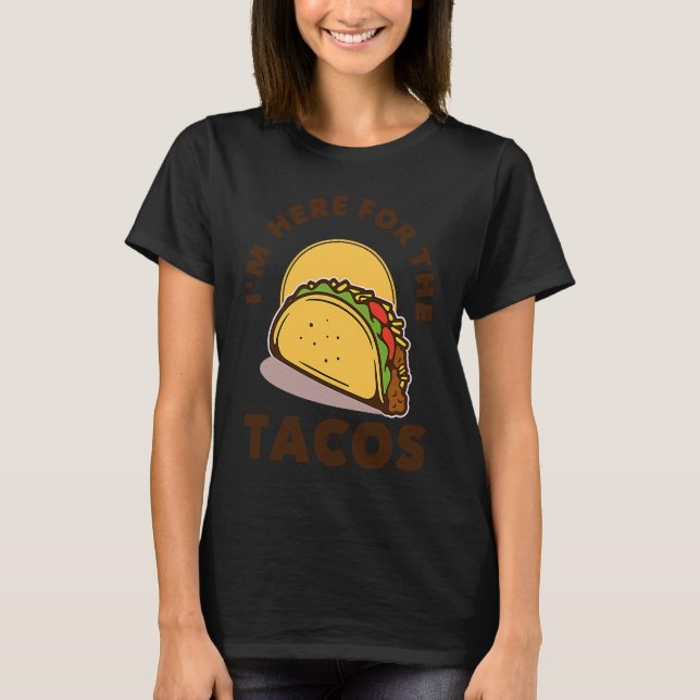 Cinco De Mayo Burritos  Mexico Tacos and Avocado   T-Shirt (Vorderseite)