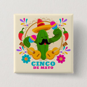 Cinco De Mayo Button