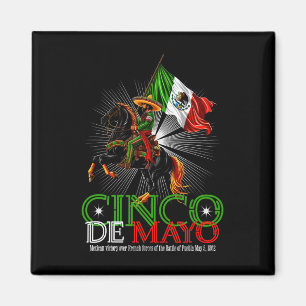 Cinco de Mayo Byttle of Puebla 5. Mai Magnet