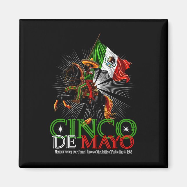 Cinco de Mayo Byttle of Puebla 5. Mai Magnet (Vorne)