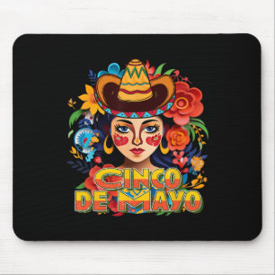 Cinco De Mayo Camisa Mexican Fiesta 5 De Mayo Mousepad