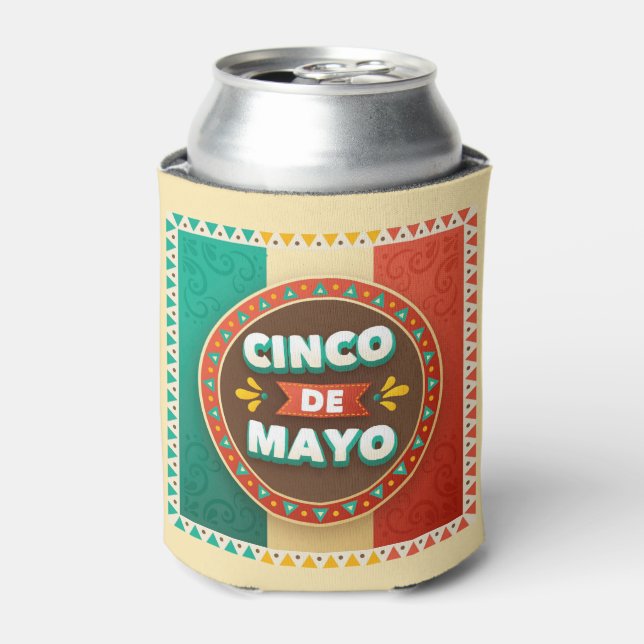 Cinco De Mayo Can Cooler Dosenkühler (Kanne Vorderseite)