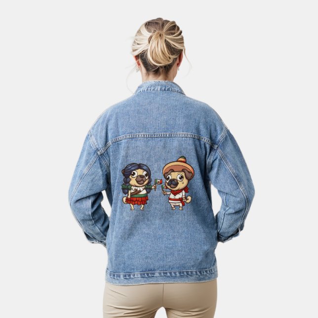 Cinco De Mayo Carlins Denim Veste (Modèle)